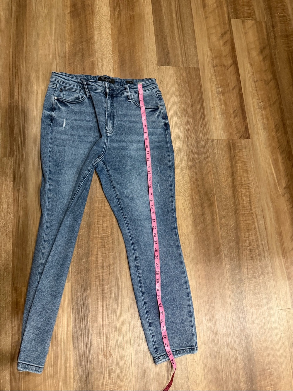 Women’s JUDY BLUE Distressed Slim Fit Jeans Size 13/31 - Picture 9 of 9